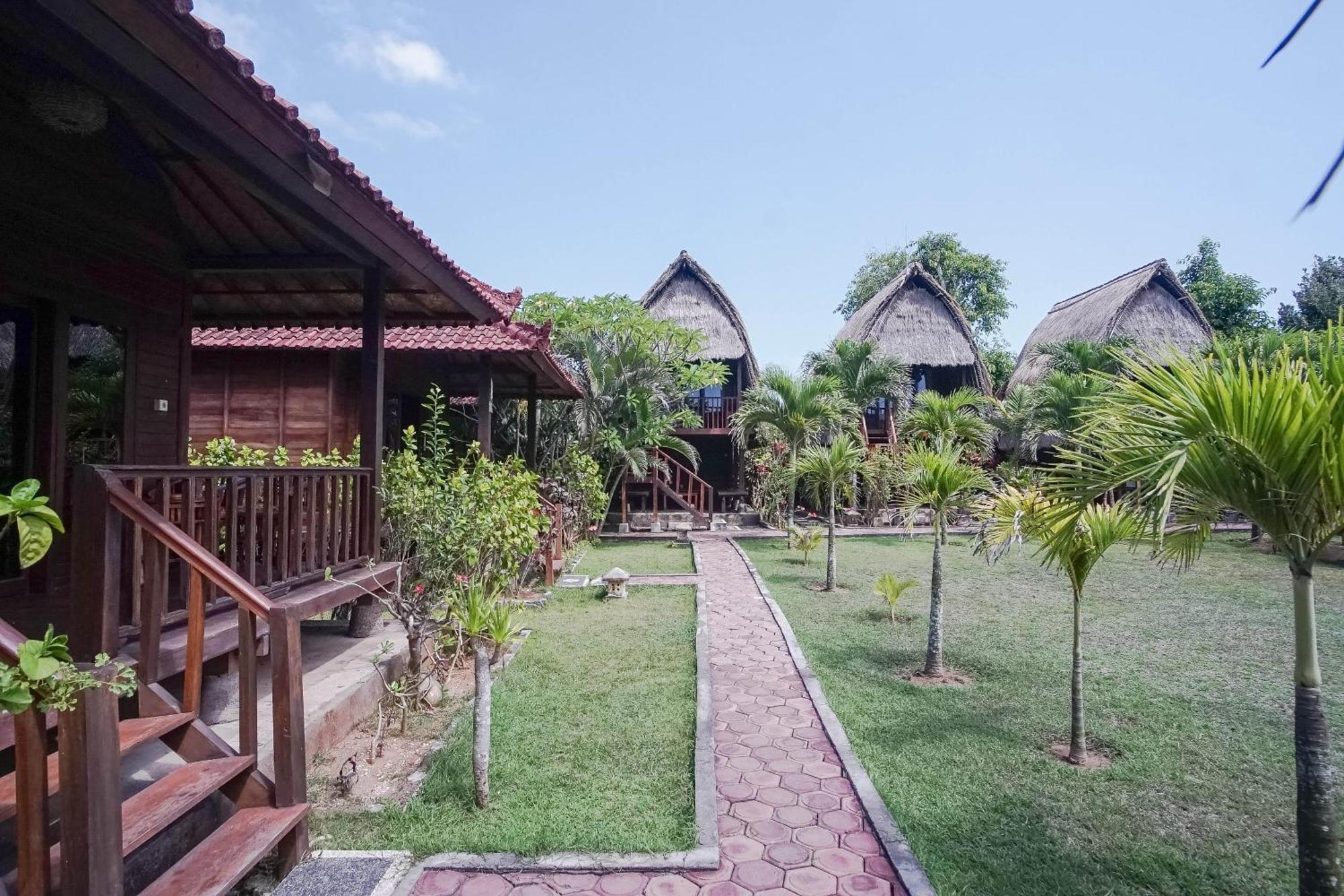 Abian Huts Dream Beach Lembongan Kültér fotó