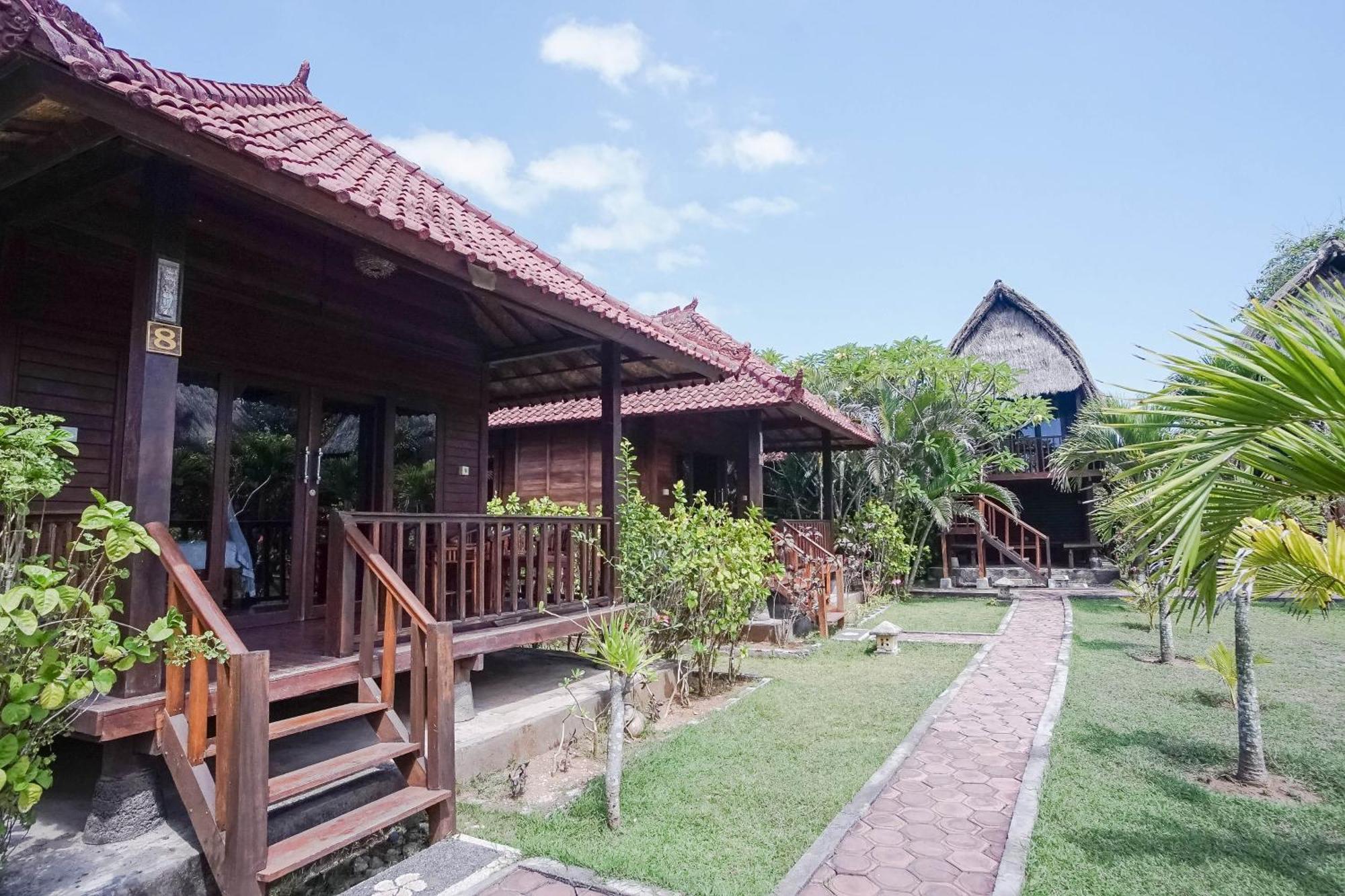 Abian Huts Dream Beach Lembongan Kültér fotó
