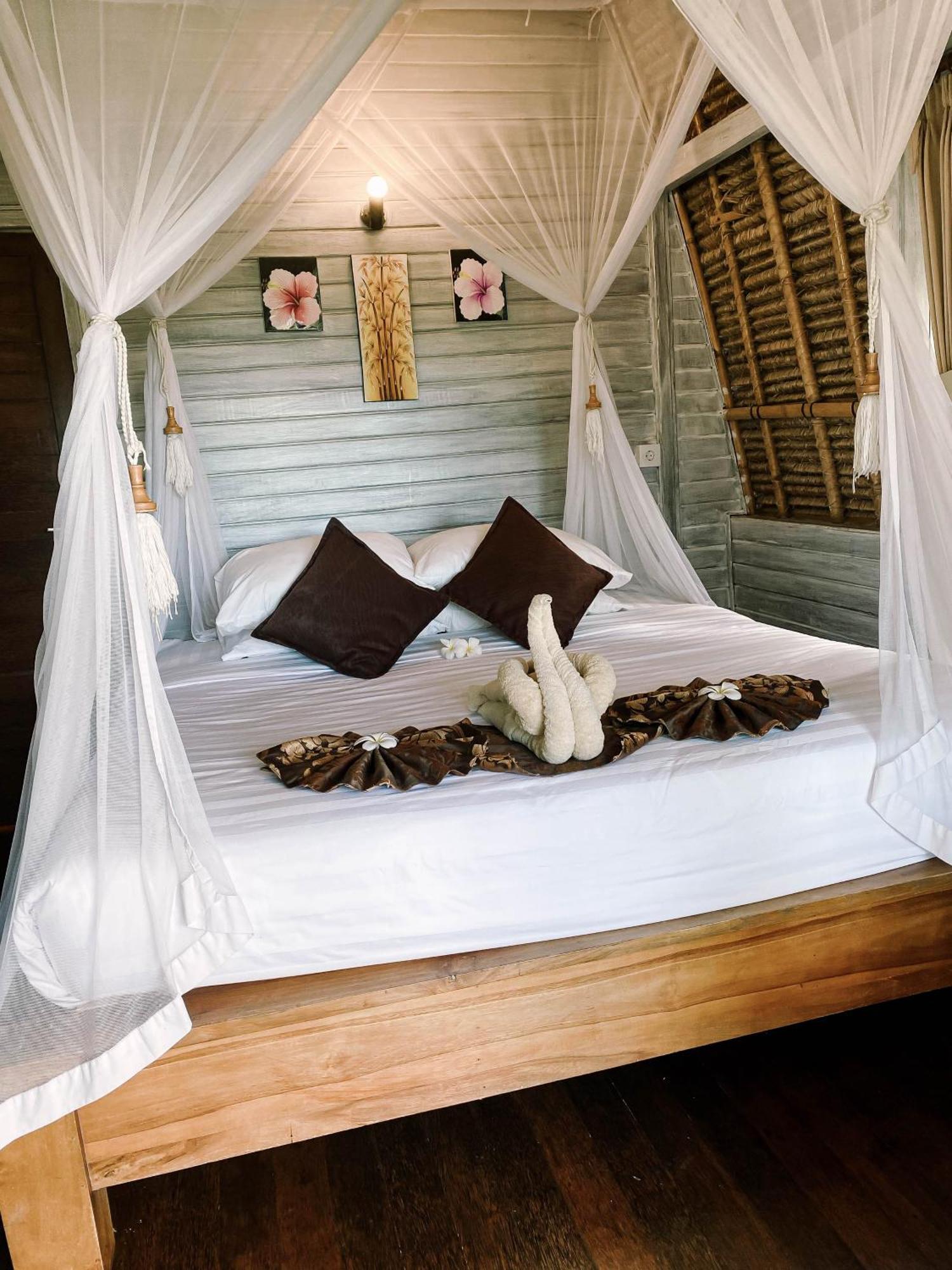 Abian Huts Dream Beach Lembongan Kültér fotó
